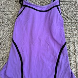 Lululemon Purple Tank Top with Black Trim